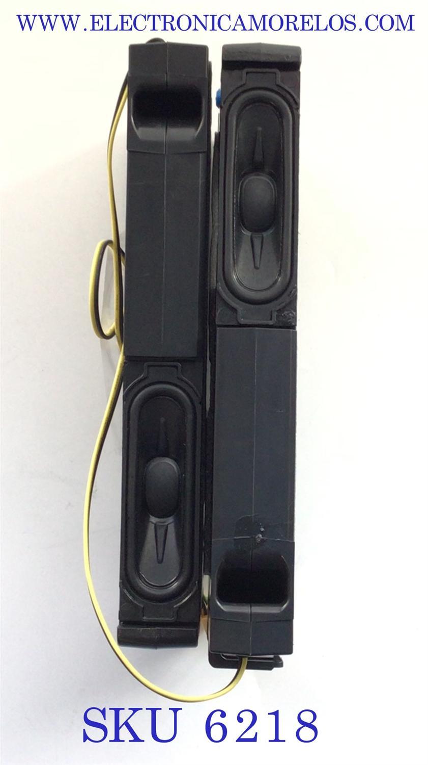 KIT DE BOCINAS ORIGINAL PARA TV SAMSUNG 2 PIEZAS / NUMERO DE PARTE BN96-49998G / 1908-49998X / BN9649998G / 49998G / MODELO UN82TU7000FXZA